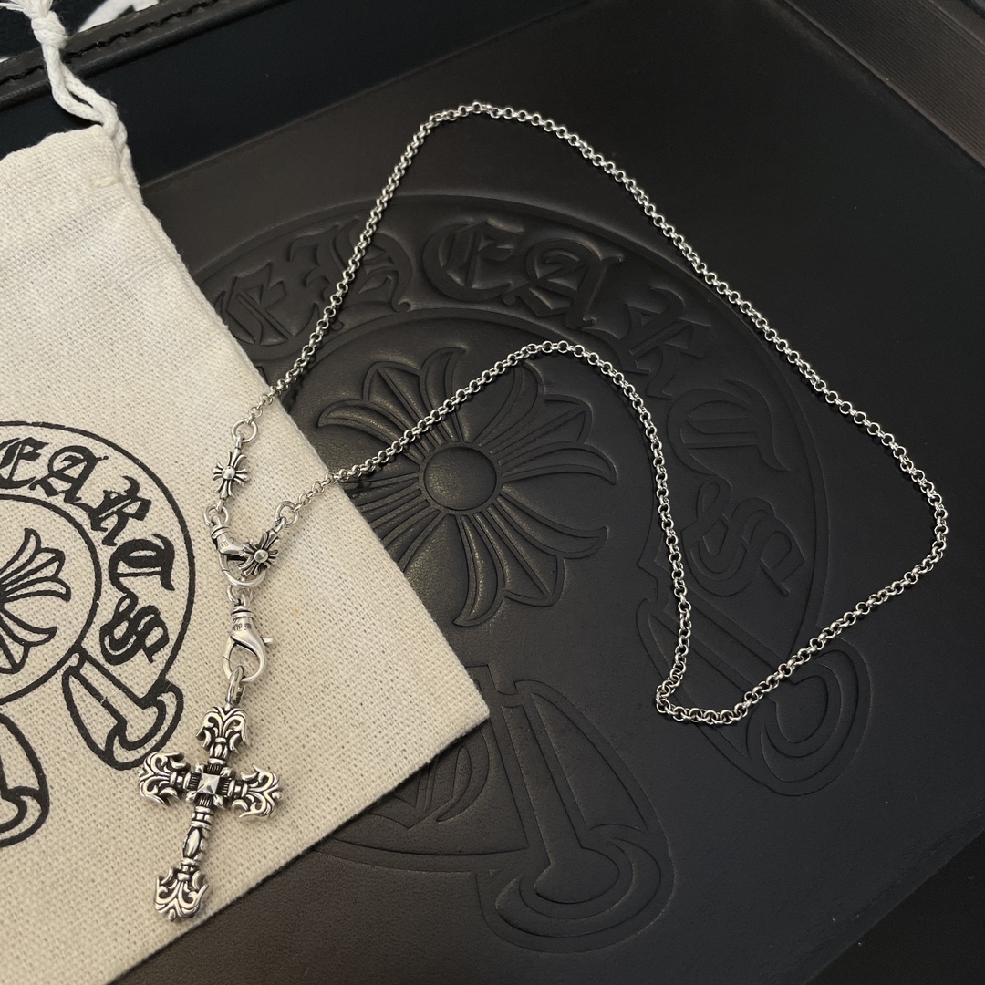 【CHROME HEARTS】ネックレス、新しいネックレス万能シンプルファッションオーナメント240812