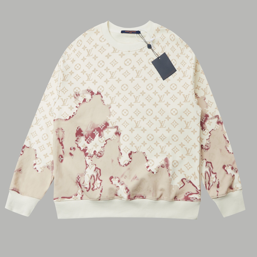 【LOUIS VUITTON  公式旗艦店】ルイヴィトン 丸首の衛衣 スウェット ご好評に付き再入荷  240902