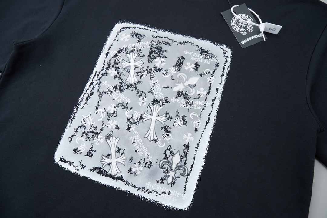 【CHROME HEARTS 公式旗艦店】クロムハーツ  丸首の衛衣 スウェット ご好評に付き再入荷240829