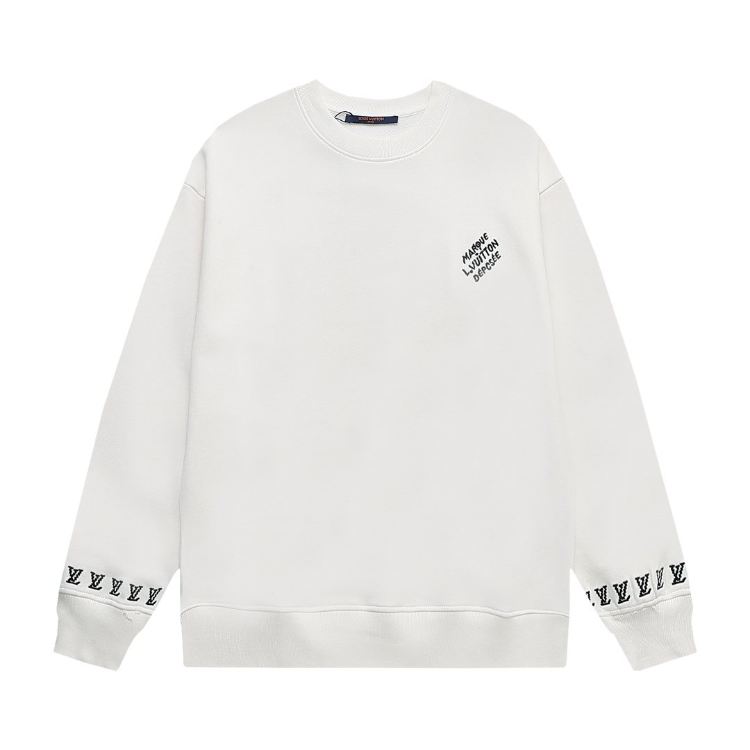 【LOUIS VUITTON  公式旗艦店】ルイヴィトン 丸首の衛衣 スウェット ご好評に付き再入荷 240811