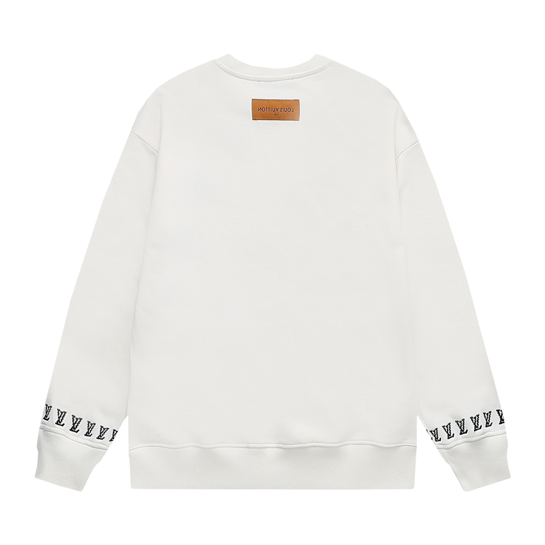 【LOUIS VUITTON  公式旗艦店】ルイヴィトン 丸首の衛衣 スウェット ご好評に付き再入荷 240811