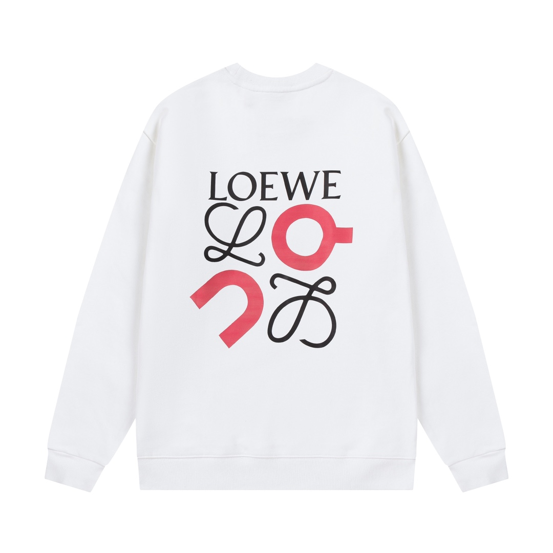 【LOEWE 公式旗艦店】ロエベ  丸首の衛衣  スウェットご好評に付き再入荷 240817