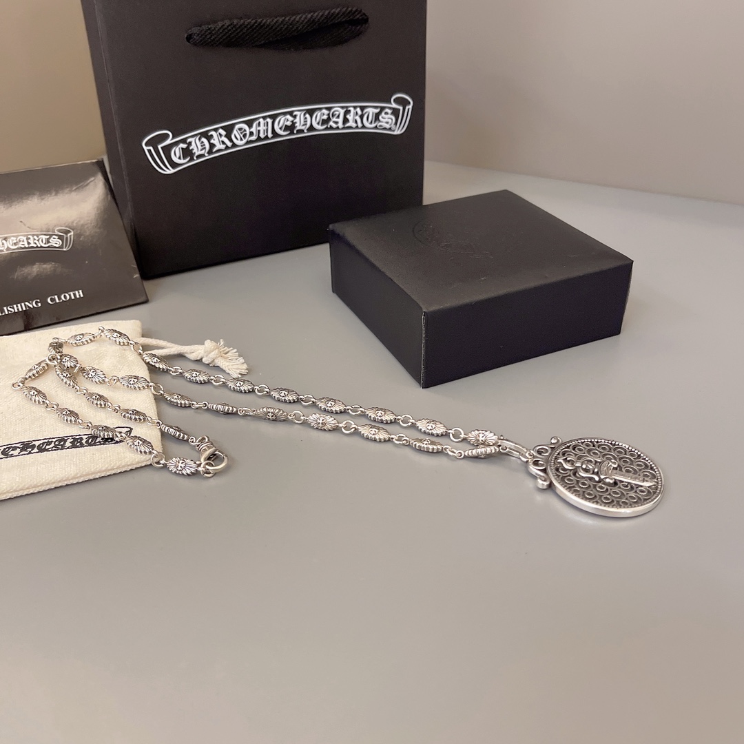 【CHROME HEARTS】ネックレス、新しいネックレス万能シンプルファッションオーナメント  241014