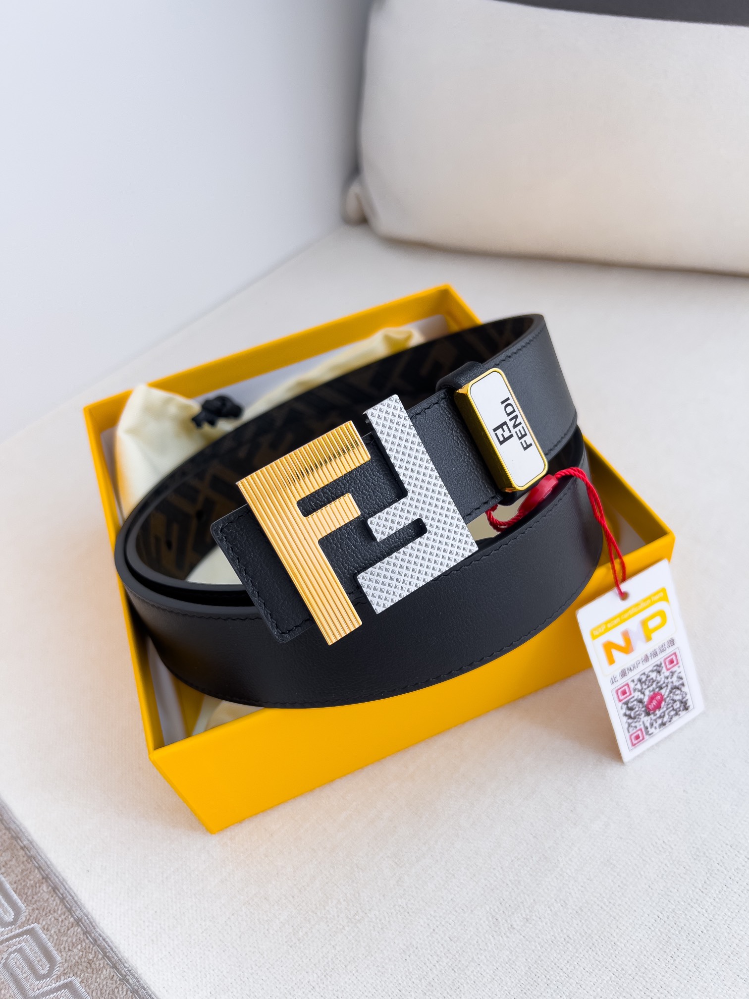 【FENDI】(フェンディ) 3.5cmベルト メンズ 240903