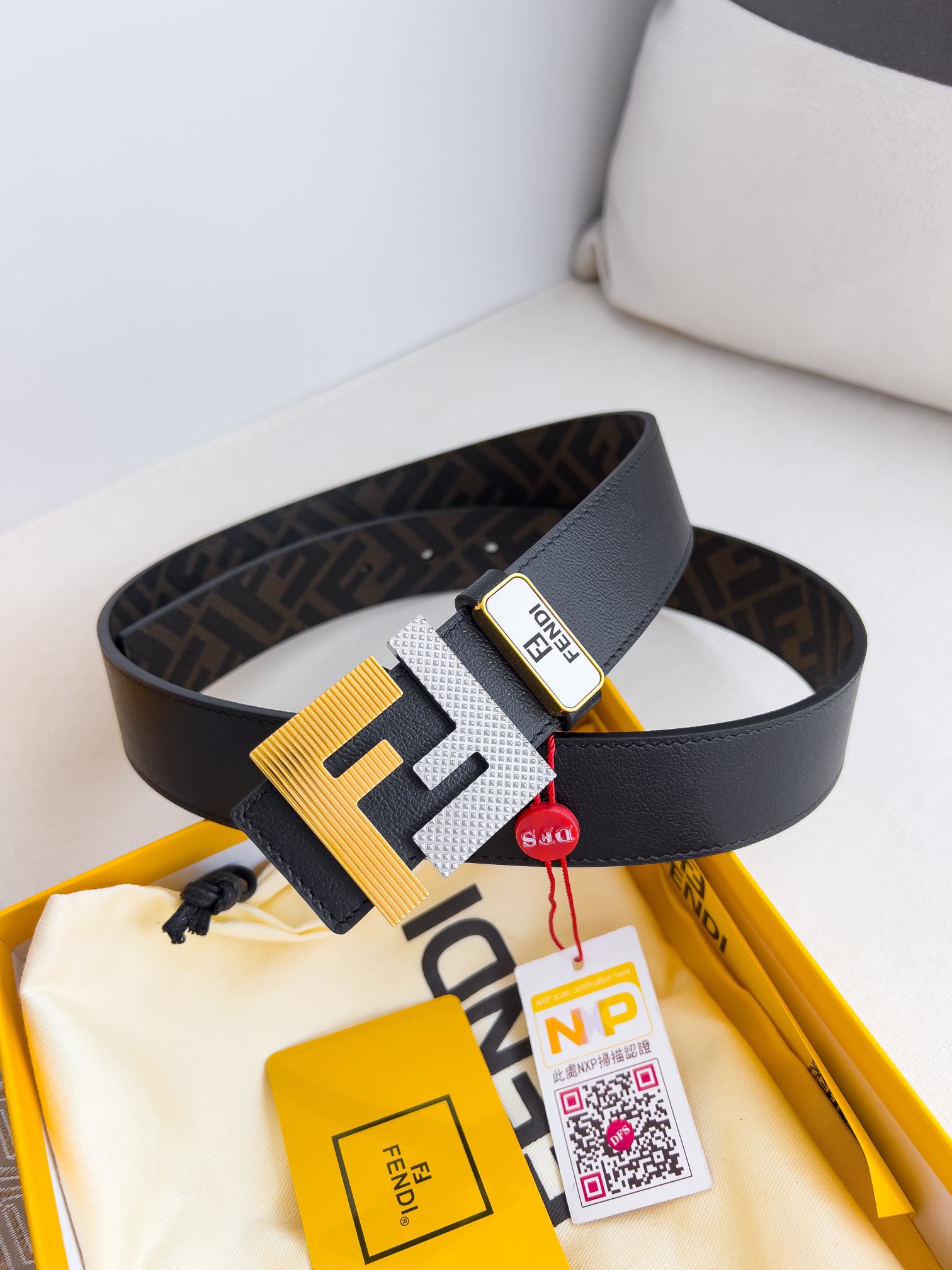 【FENDI】(フェンディ) 3.5cmベルト メンズ 240903