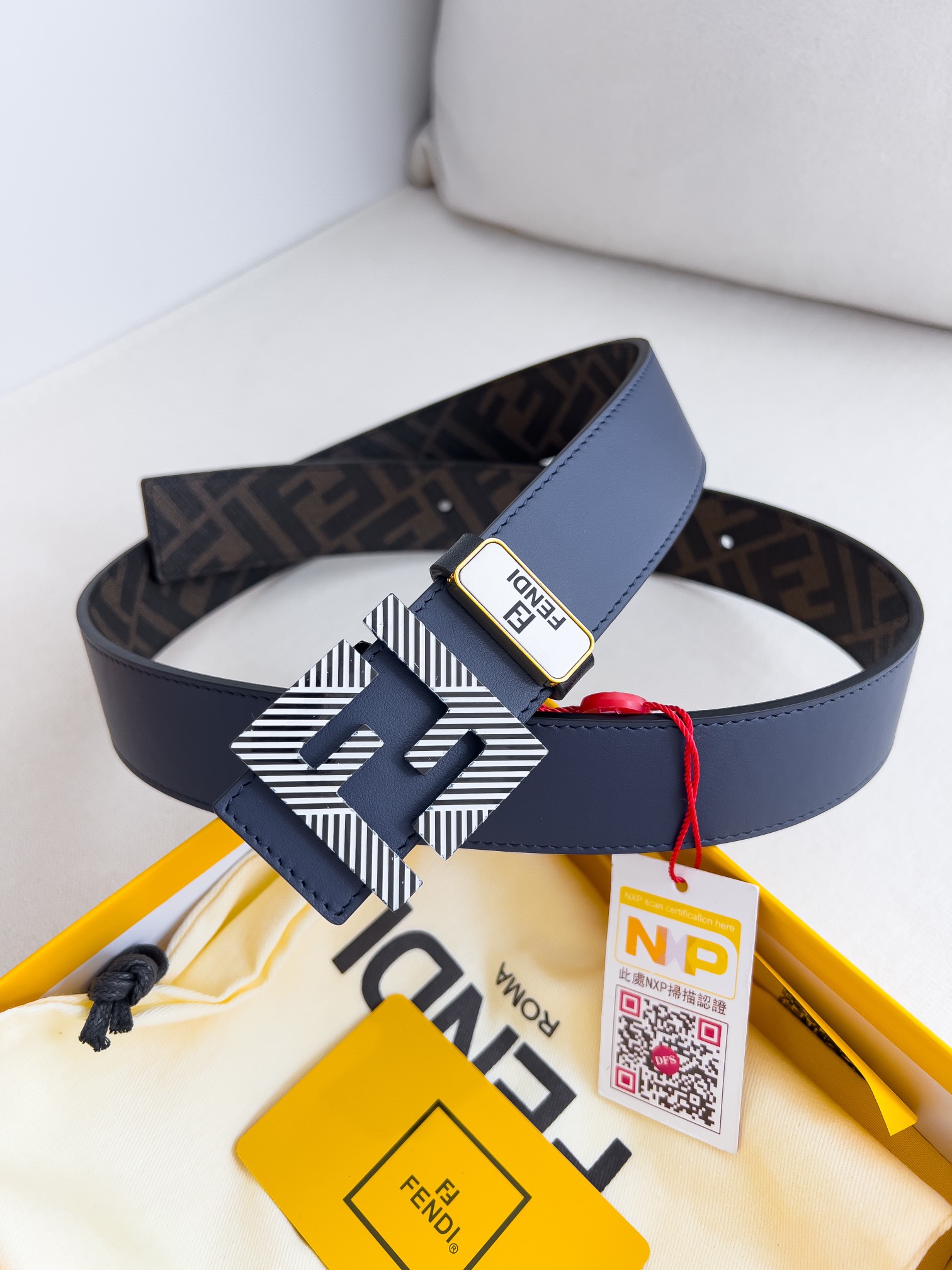 【FENDI】(フェンディ) 3.5cmベルト メンズ 240903