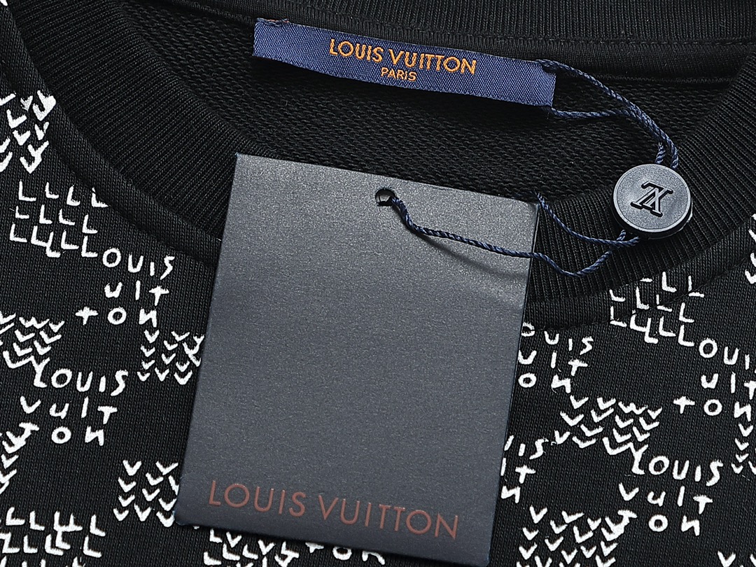 【LOUIS VUITTON  公式旗艦店】ルイヴィトン  丸首の衛衣 スウェットご好評に付き再入荷 240829