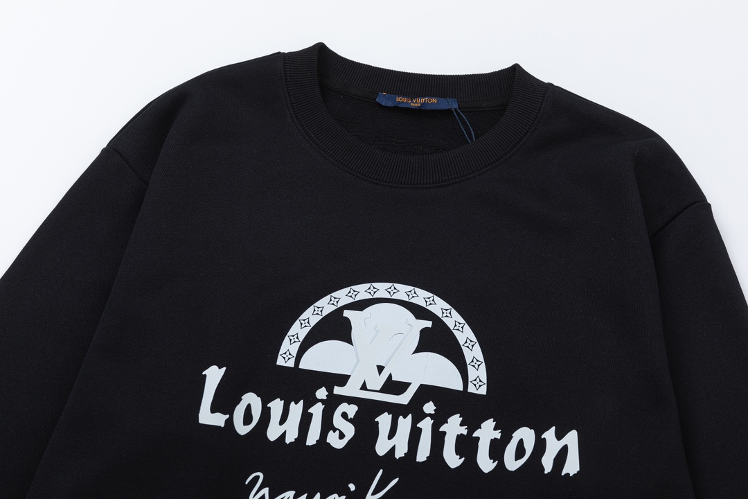 【LOUIS VUITTON  公式旗艦店】ルイヴィトン  丸首の衛衣 スウェットご好評に付き再入荷 240829