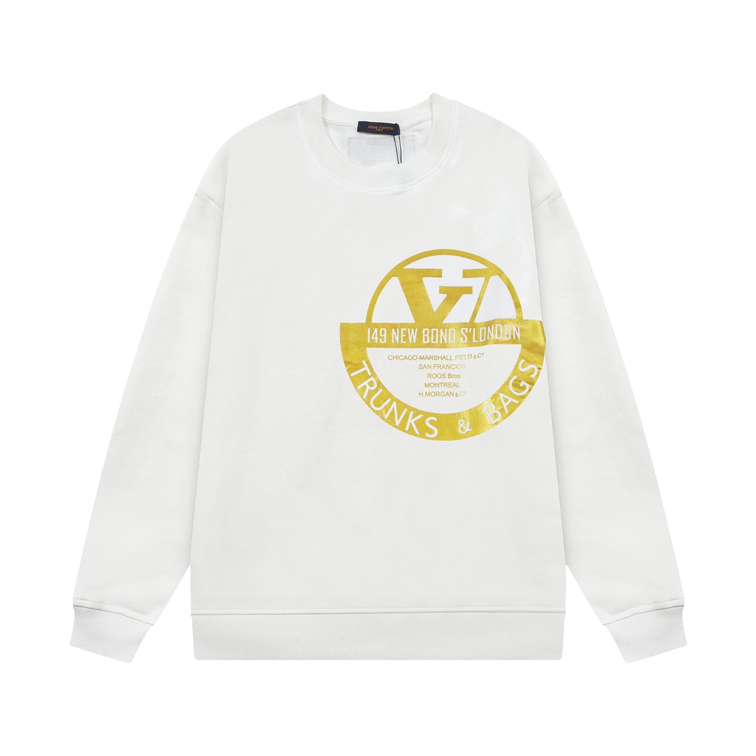 【LOUIS VUITTON  公式旗艦店】ルイヴィトン 丸首の衛衣 スウェット ご好評に付き再入荷  240902