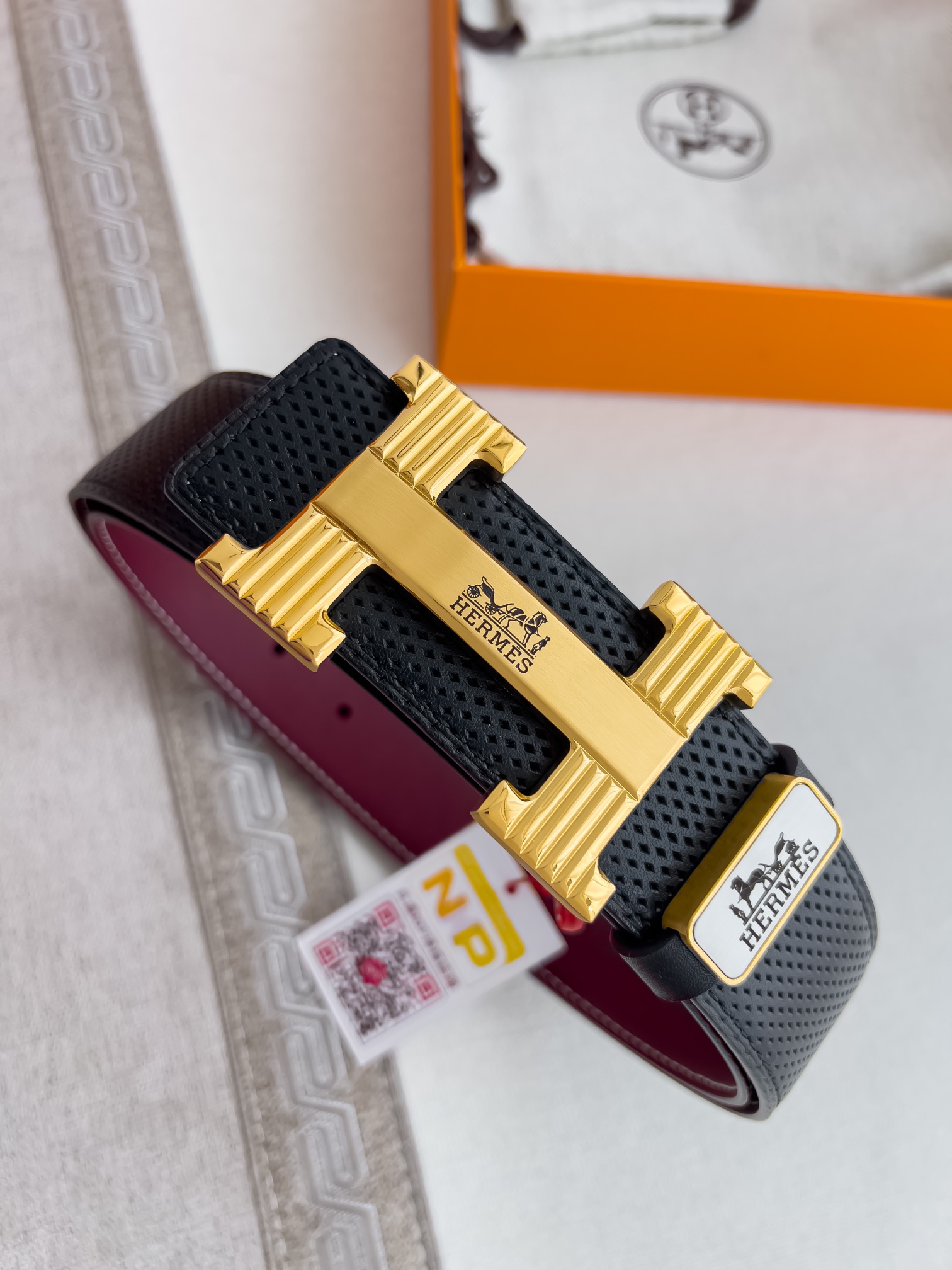 【Hermès】(エルメス) 3.8cmベルト メンズ 240903
