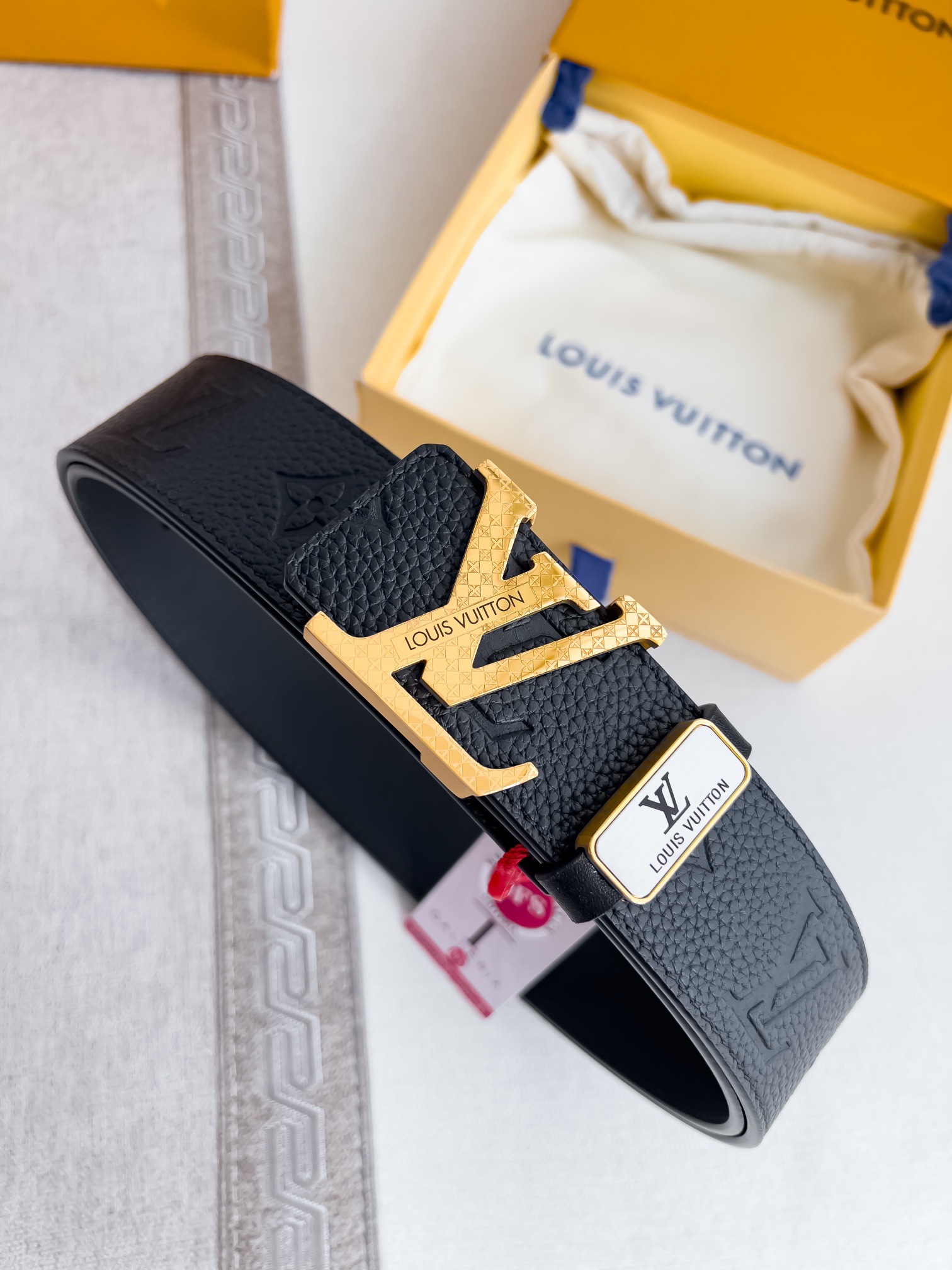 【LOUIS VUITTON】(ルイヴィトン) 3.8cmベルト メンズ  24706
