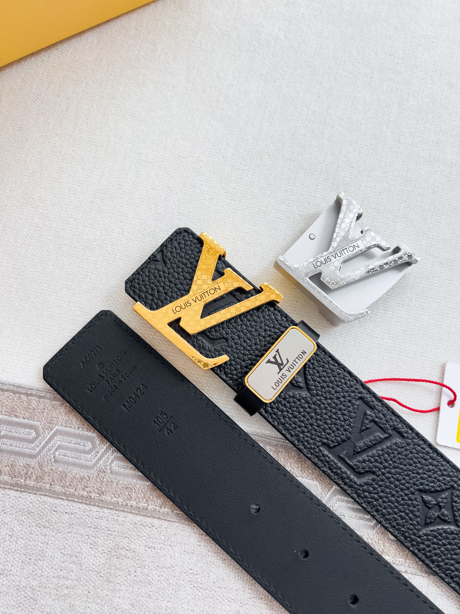 【LOUIS VUITTON】(ルイヴィトン) 3.8cmベルト メンズ  24706
