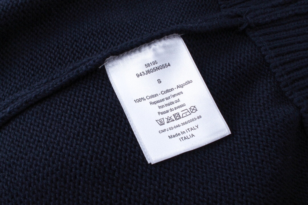 【DIOR 公式旗艦店】ディオール   セーター好評に付き再入荷！ 240929