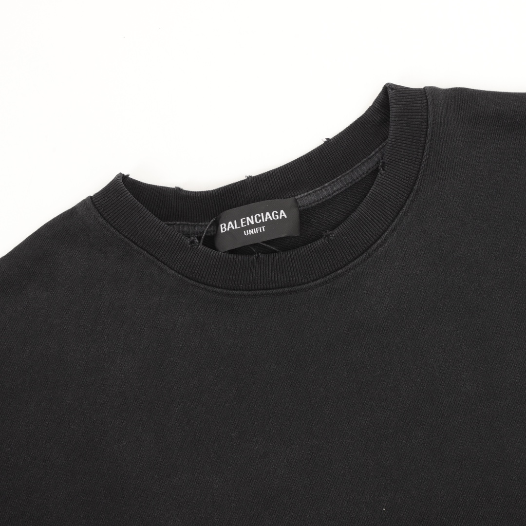 【BALENCIAGA 公式旗艦店】バレンシアガ 丸首の衛衣 スウェット ご好評に付き再入荷！241120