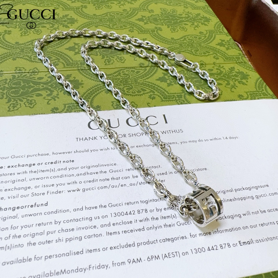 【GUCCI】ネックレス、新しいネックレス万能シンプルファッションオーナメント241015