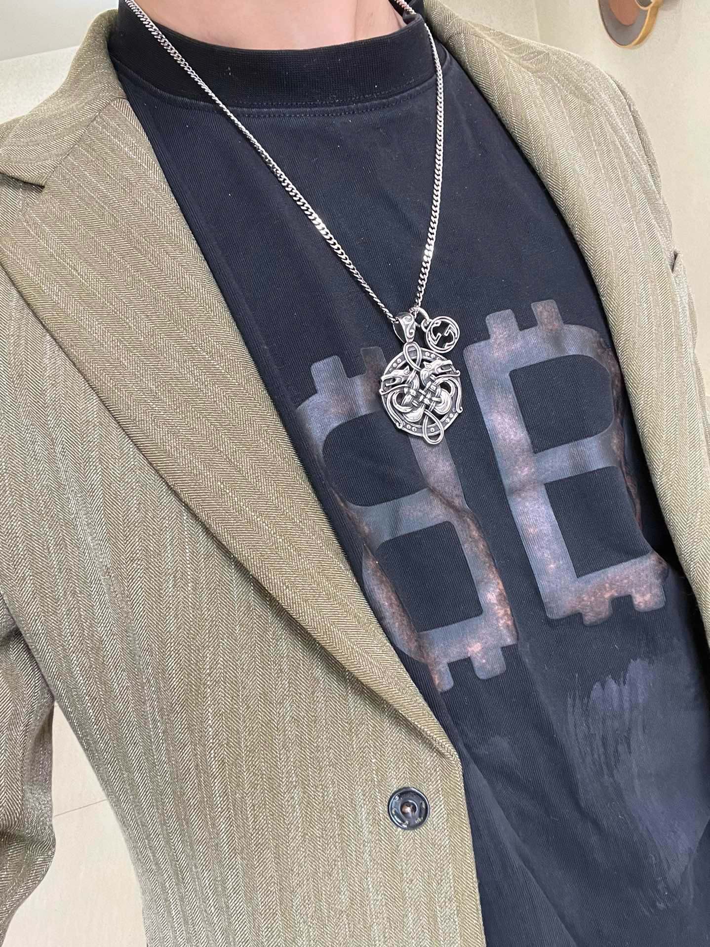 【GUCCI】ネックレス、新しいネックレス万能シンプルファッションオーナメント241015