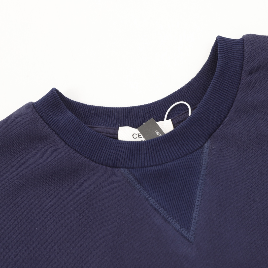 【CELINE  公式旗艦店】セリーヌ 丸首の衛衣 スウェット ご好評に付き再入荷！241121