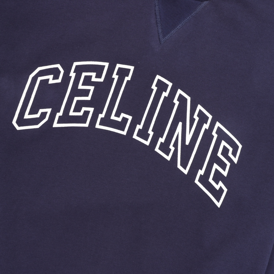 【CELINE  公式旗艦店】セリーヌ 丸首の衛衣 スウェット ご好評に付き再入荷！241121