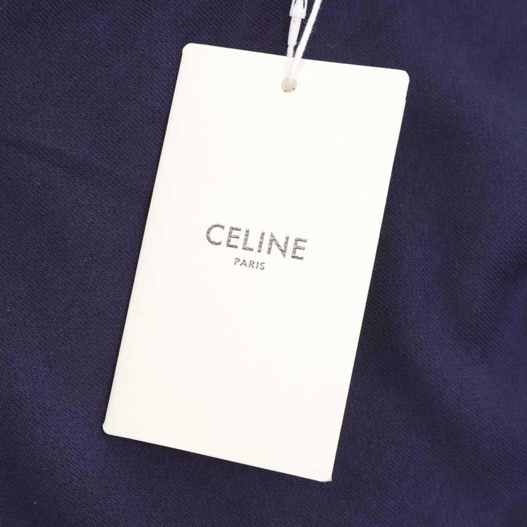【CELINE  公式旗艦店】セリーヌ 丸首の衛衣 スウェット ご好評に付き再入荷！241121