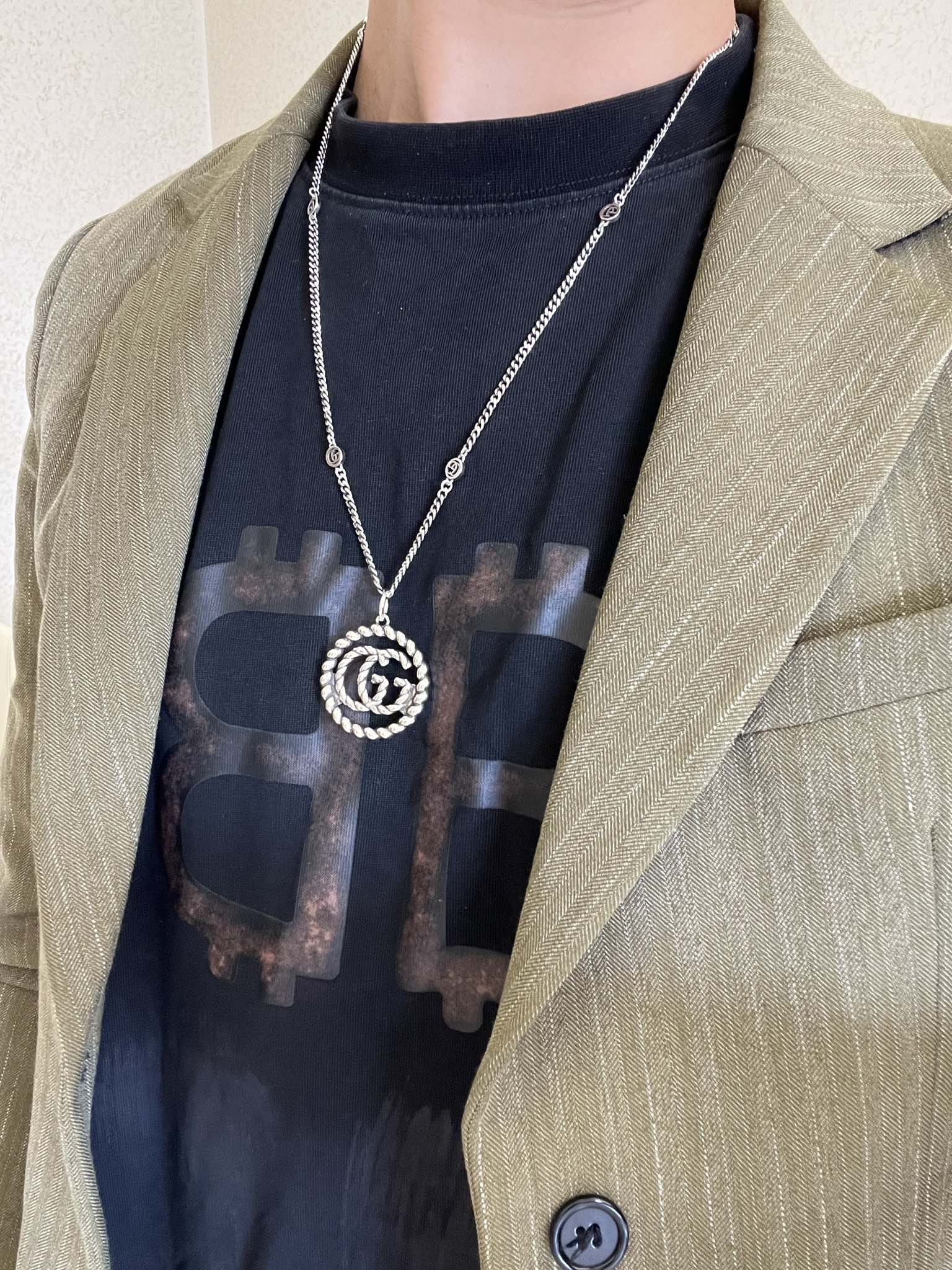 【GUCCI】ネックレス、新しいネックレス万能シンプルファッションオーナメント241015