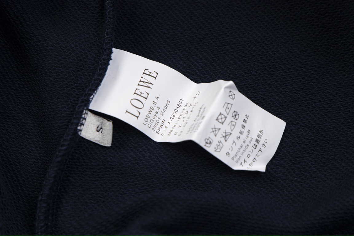 【LOEWE 公式旗艦店】ロエベ 丸首の衛衣 スウェット ご好評に付き再入荷！241115