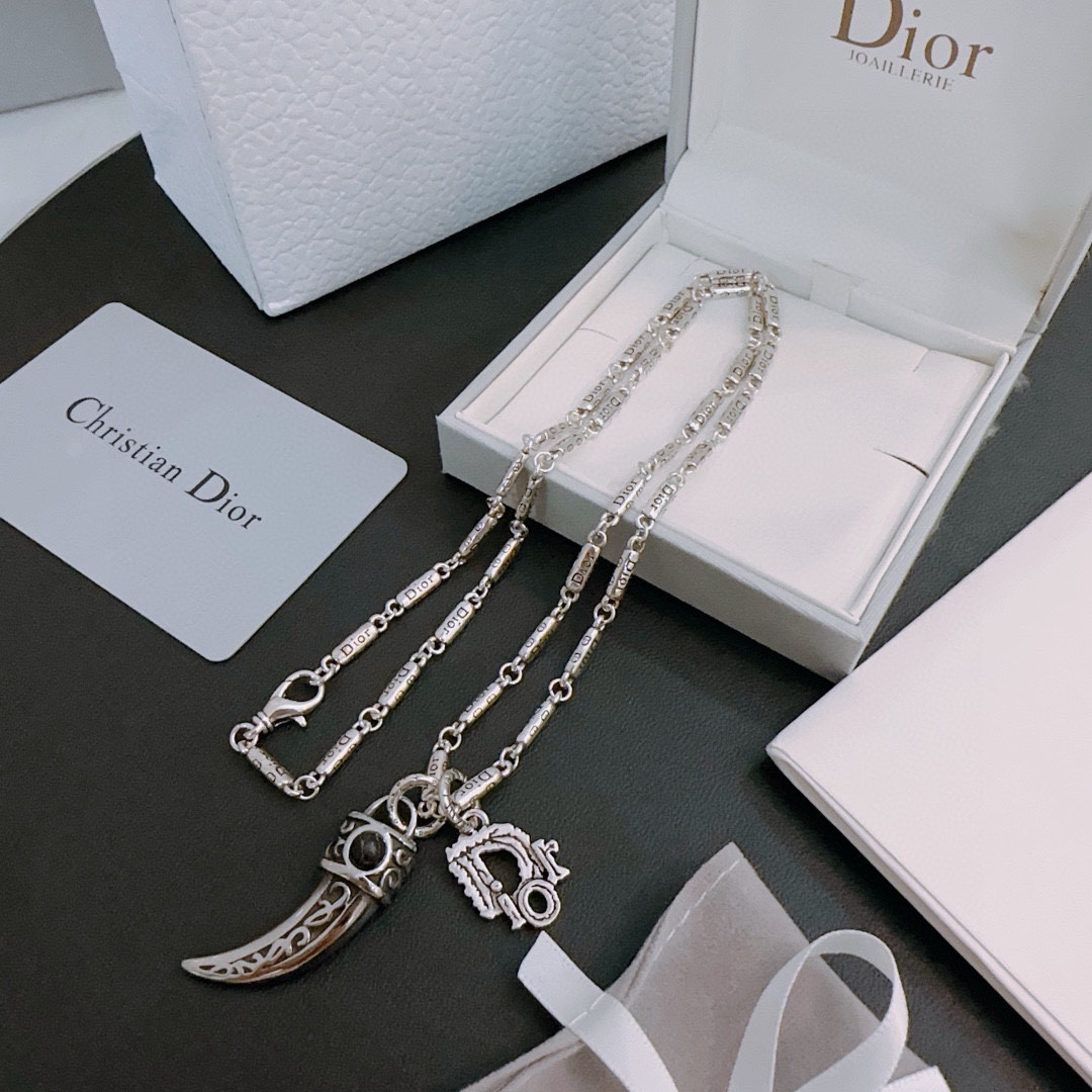 【DIOR】ネックレス、新しいネックレス万能シンプルファッションオーナメント 241015