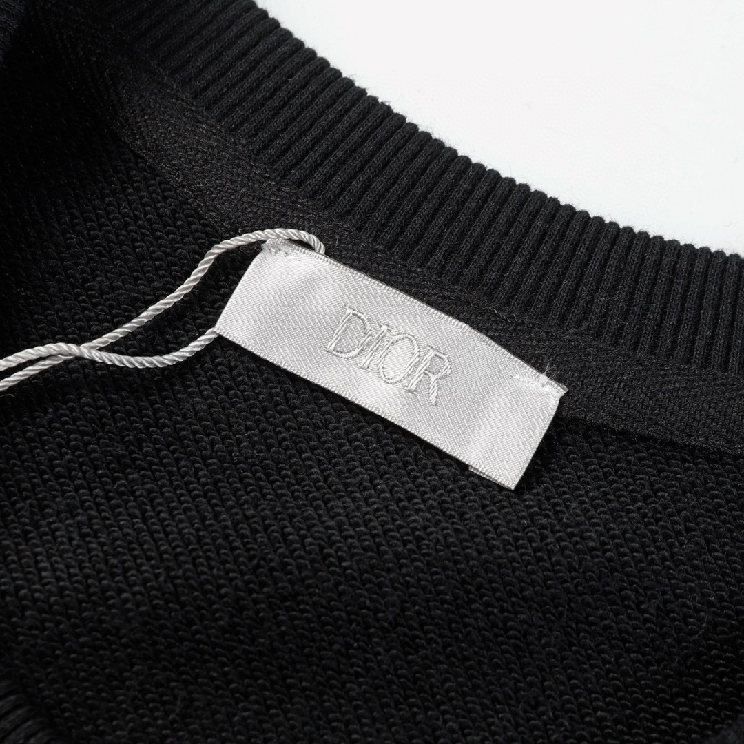 【DIOR  公式旗艦店】ディオール  丸首の衛衣 スウェット ご好評に付き再入荷！241121