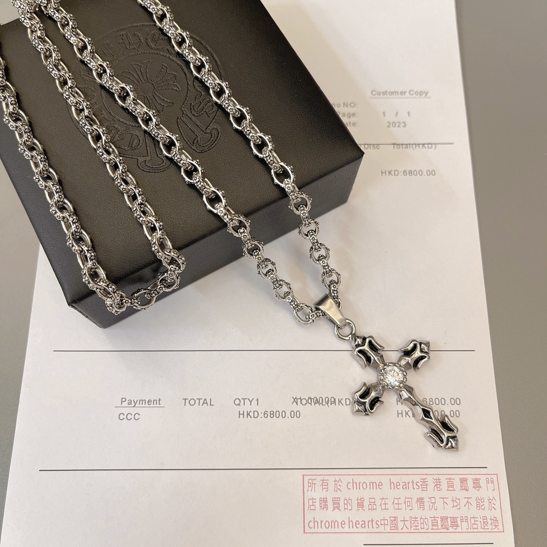 【CHROME HEARTS】ネックレス、新しいネックレス万能シンプルファッションオーナメント  241014