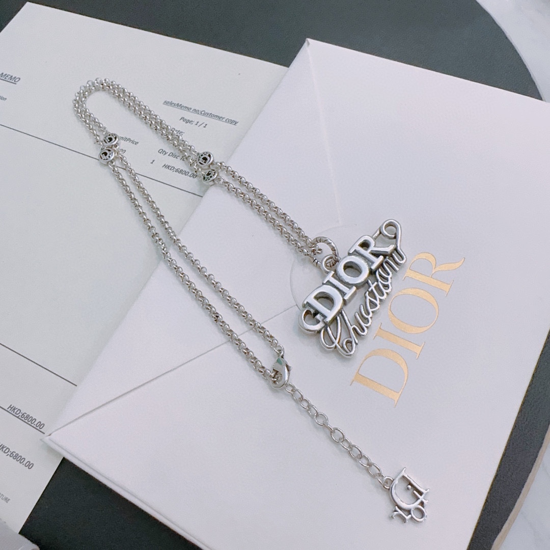 【DIOR】ネックレス、新しいネックレス万能シンプルファッションオーナメント241015