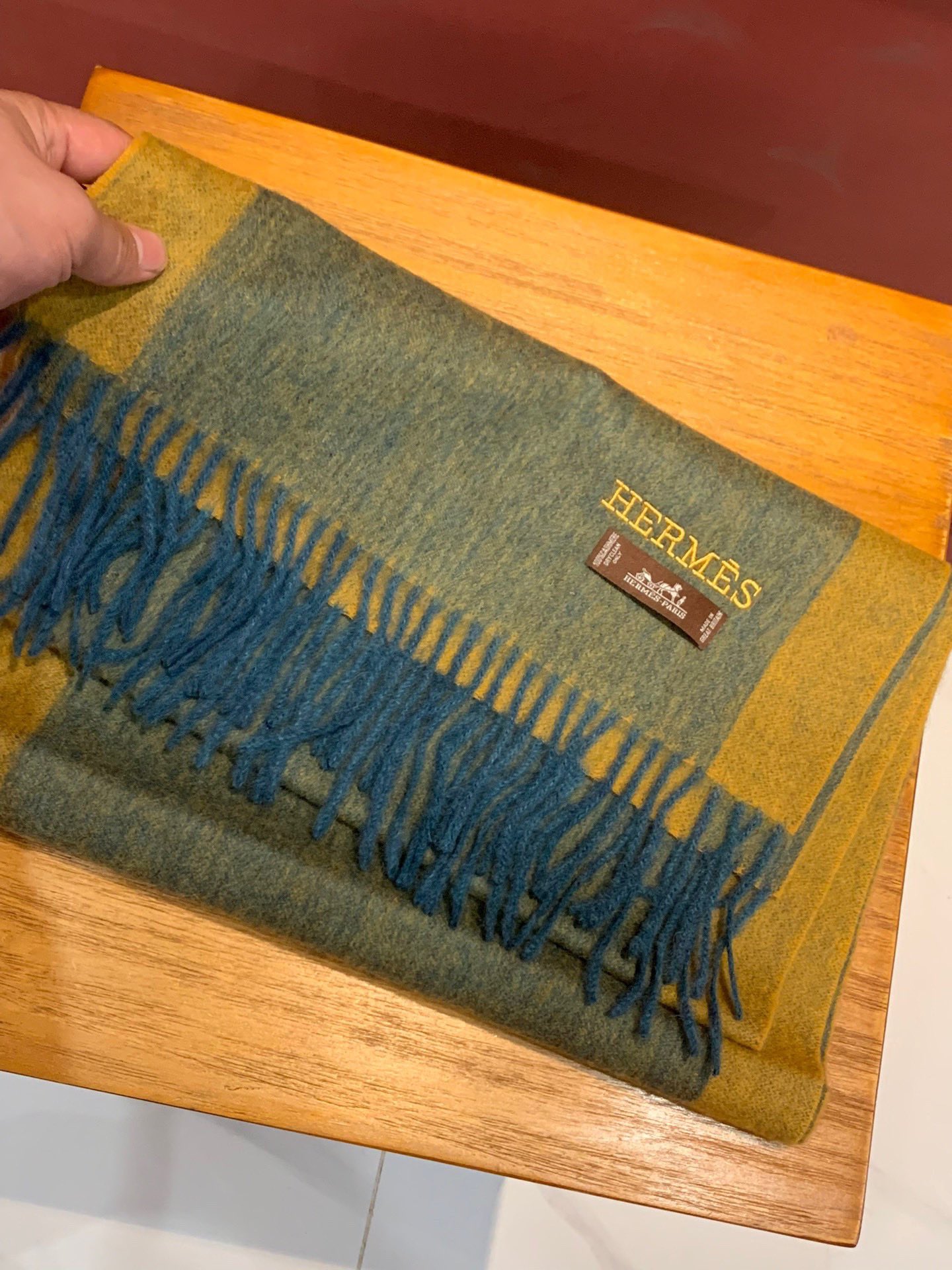 【HERMES エルメス 】スカーフ   35*190CM  241109