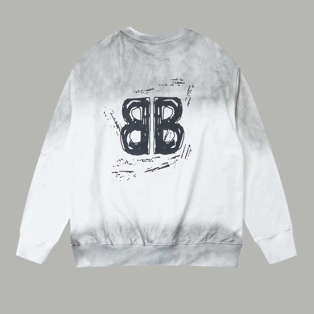 【BALENCIAGA 公式旗艦店】バレンシアガ 丸首の衛衣 スウェット ご好評に付き再入荷！241120