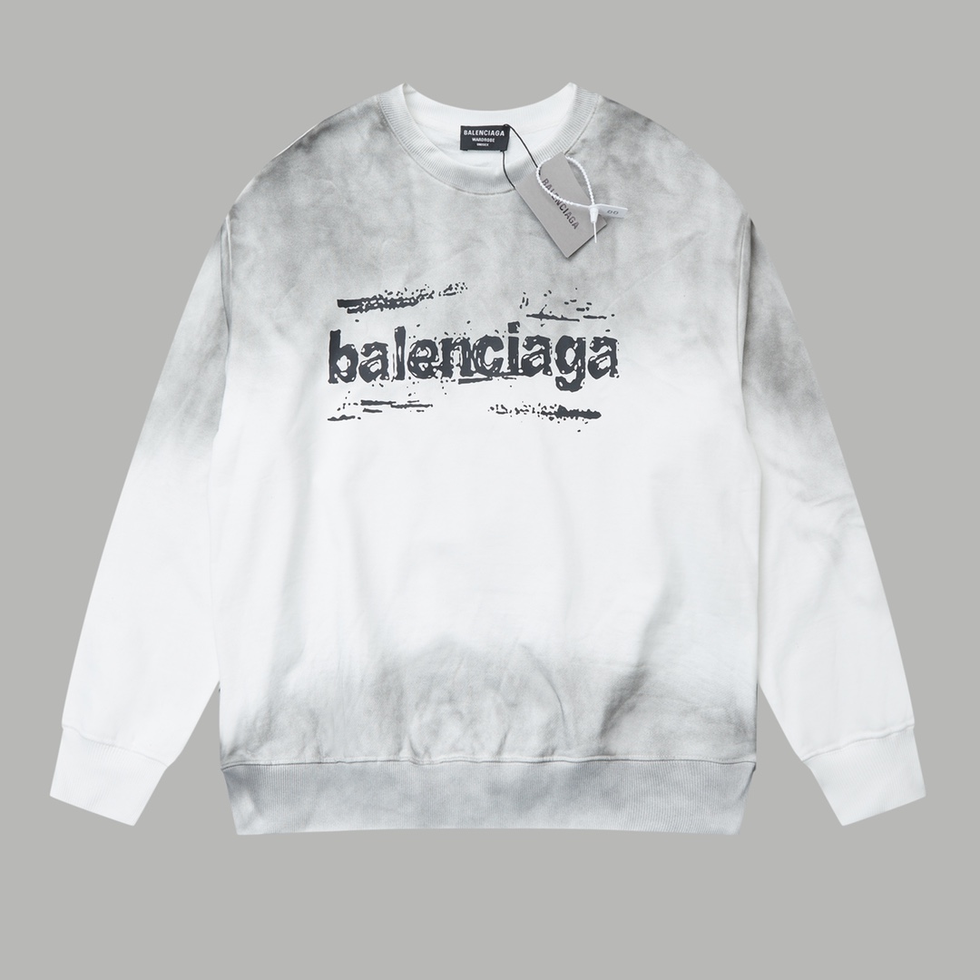 【BALENCIAGA 公式旗艦店】バレンシアガ 丸首の衛衣 スウェット ご好評に付き再入荷！241120
