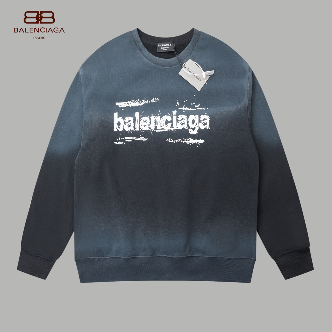 【BALENCIAGA 公式旗艦店】バレンシアガ 丸首の衛衣 スウェット ご好評に付き再入荷！241120