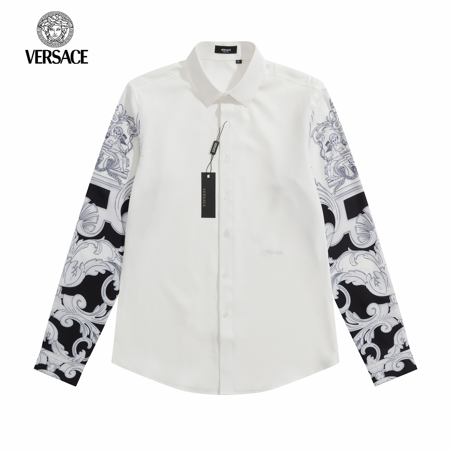 【VERSACE 公式旗艦店】ヴェルサーチ  シャツ  ご好評に付き再入荷！