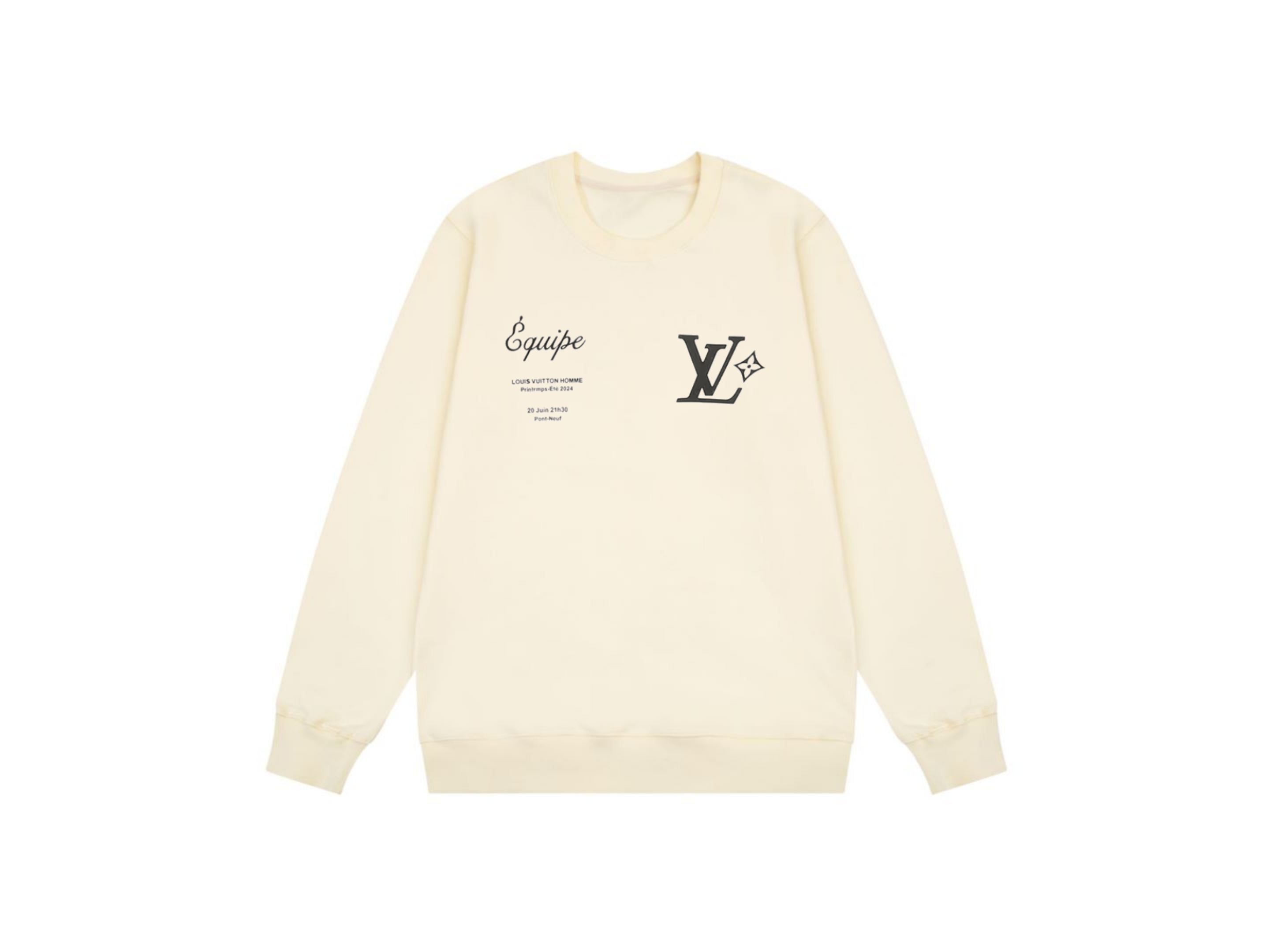 【LOUIS VUITTON 公式旗艦店】ルイヴィトン 丸首の衛衣 スウェットご好評に付き再入荷 240817