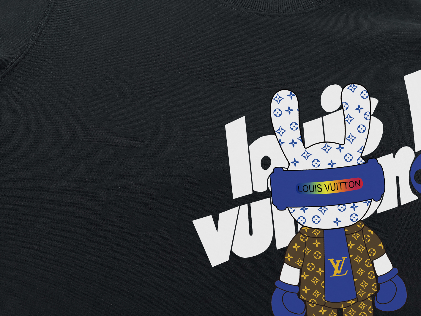 【LOUIS VUITTON  公式旗艦店】ルイヴィトン 丸首の衛衣 スウェットご好評に付き再入荷！