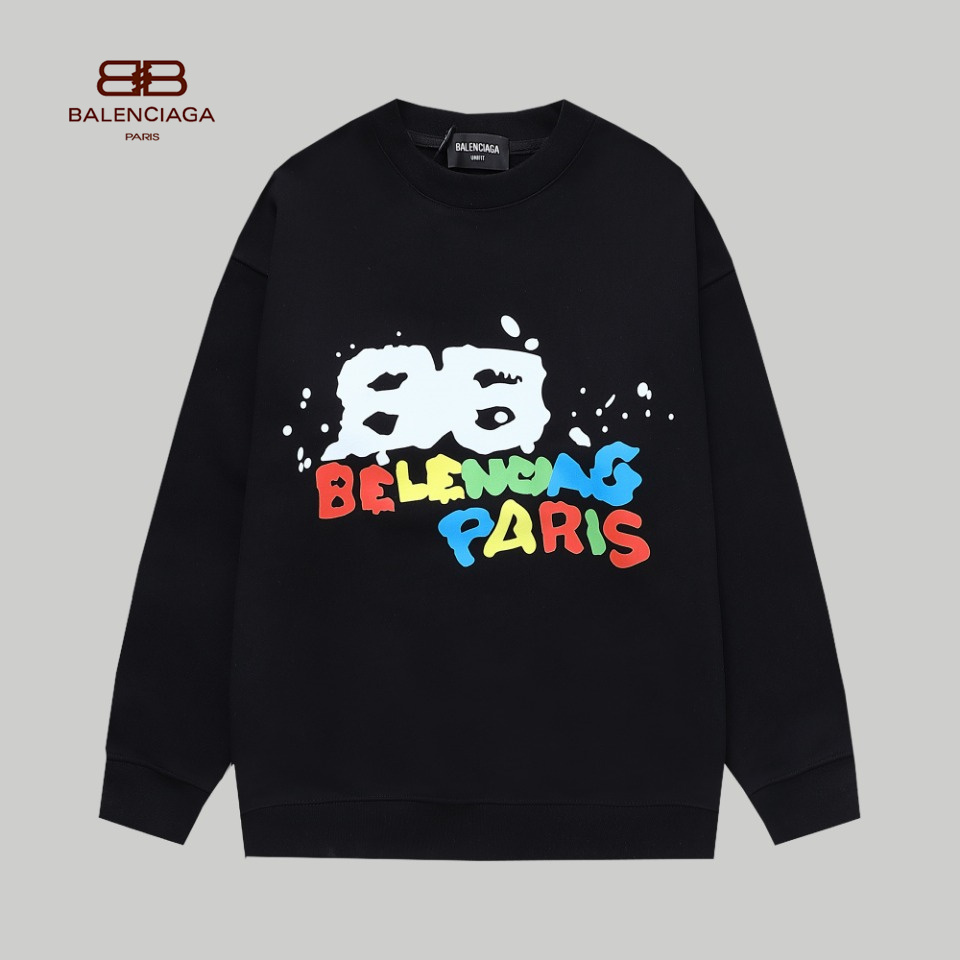 【BALENCIAGA 公式旗艦店】バレンシアガ  丸首の衛衣   スウェットご好評に付き再入荷！