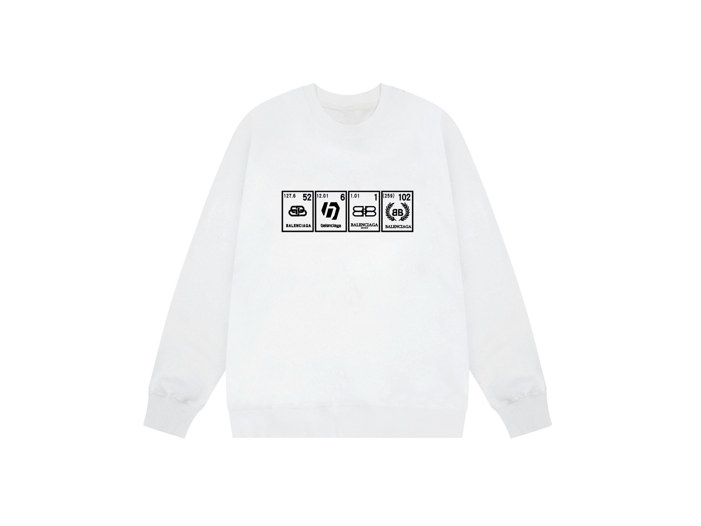 【BALENCIAGA 公式旗艦店】バレンシアガ 丸首の衛衣 スウェット ご好評に付き再入荷！