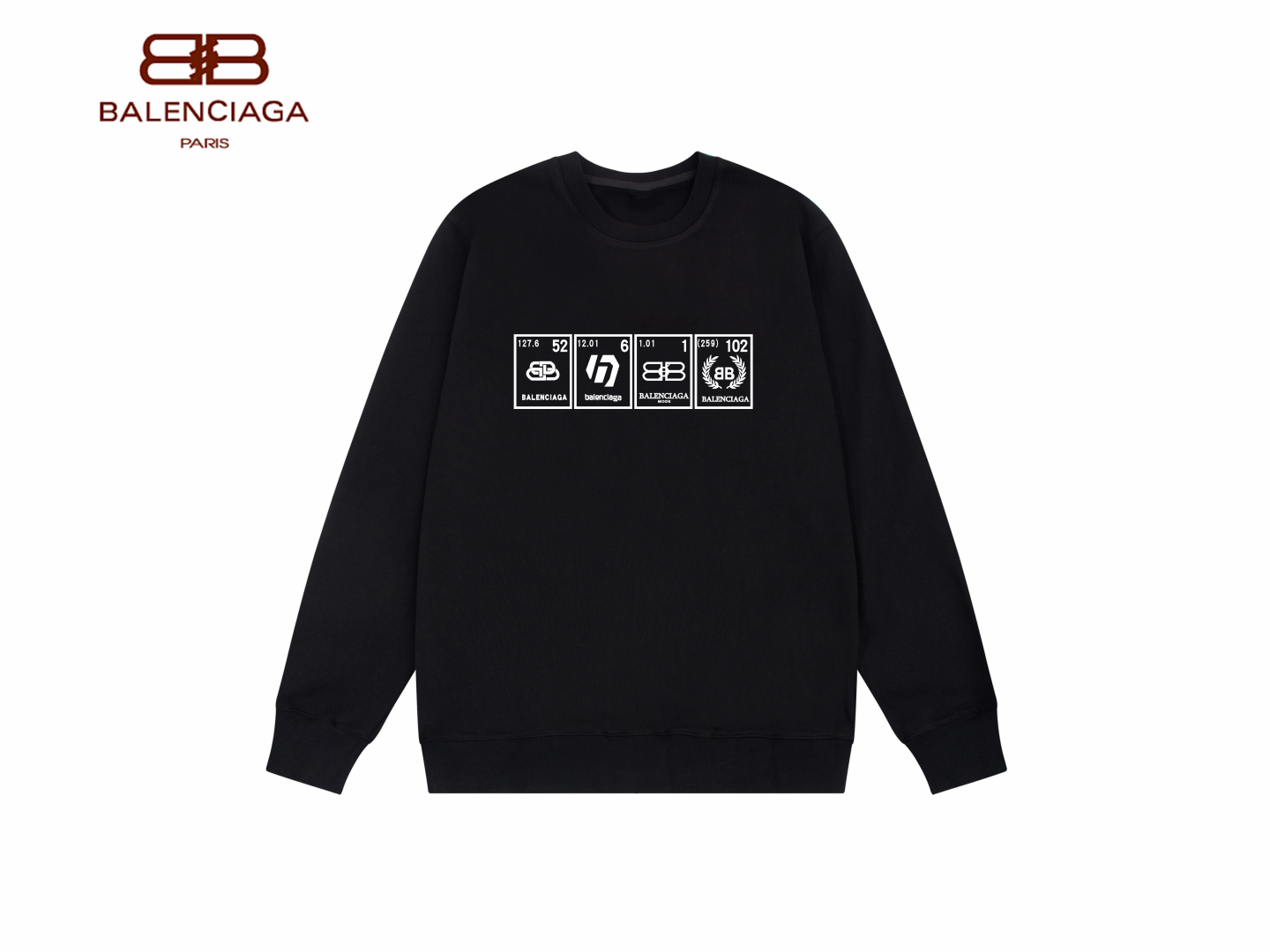 【BALENCIAGA 公式旗艦店】バレンシアガ 丸首の衛衣 スウェット ご好評に付き再入荷！