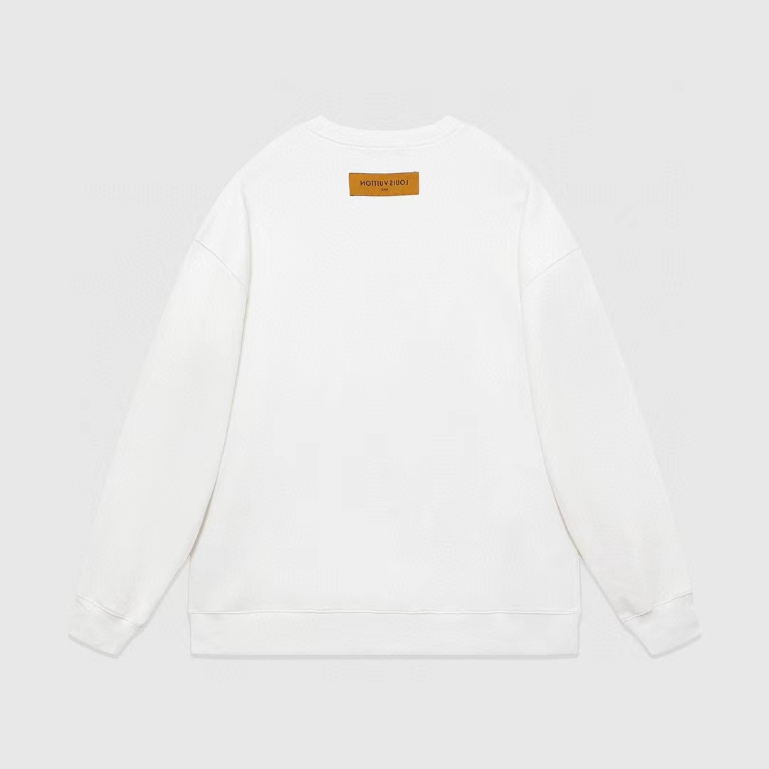 【LOUIS VUITTON  公式旗艦店】ルイヴィトン  丸首の衛衣 スウェットご好評に付き再入荷！