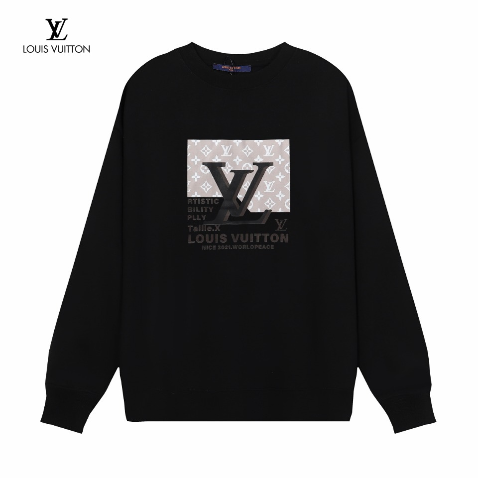 【LOUIS VUITTON  公式旗艦店】ルイヴィトン 丸首の衛衣 スウェット ご好評に付き再入荷 240811