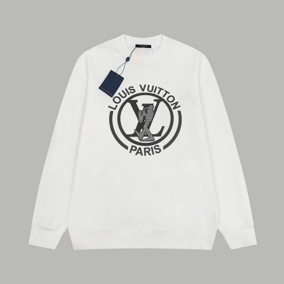 【LOUIS VUITTON  公式旗艦店】ルイヴィトン 丸首の衛衣 スウェット ご好評に付き再入荷  240902