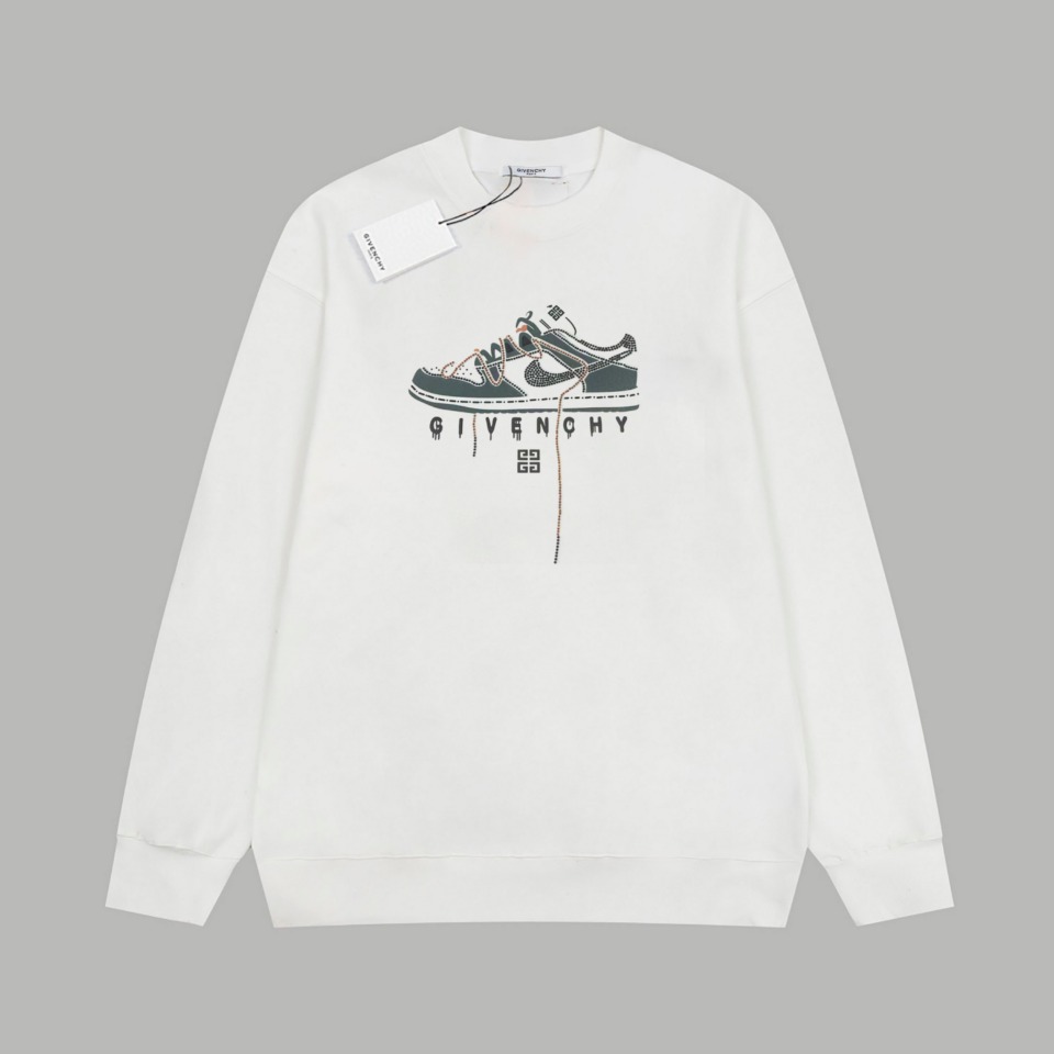 【GIVENCHY 公式旗艦店】ジバンシー 丸首の衛衣 スウェットご好評に付き再入荷   241114