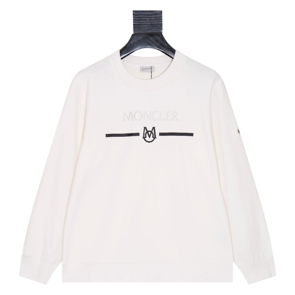 【MONCLER   公式旗艦店】モンクレール   丸首の衛衣  スウェット ご好評に付き再入荷！241120