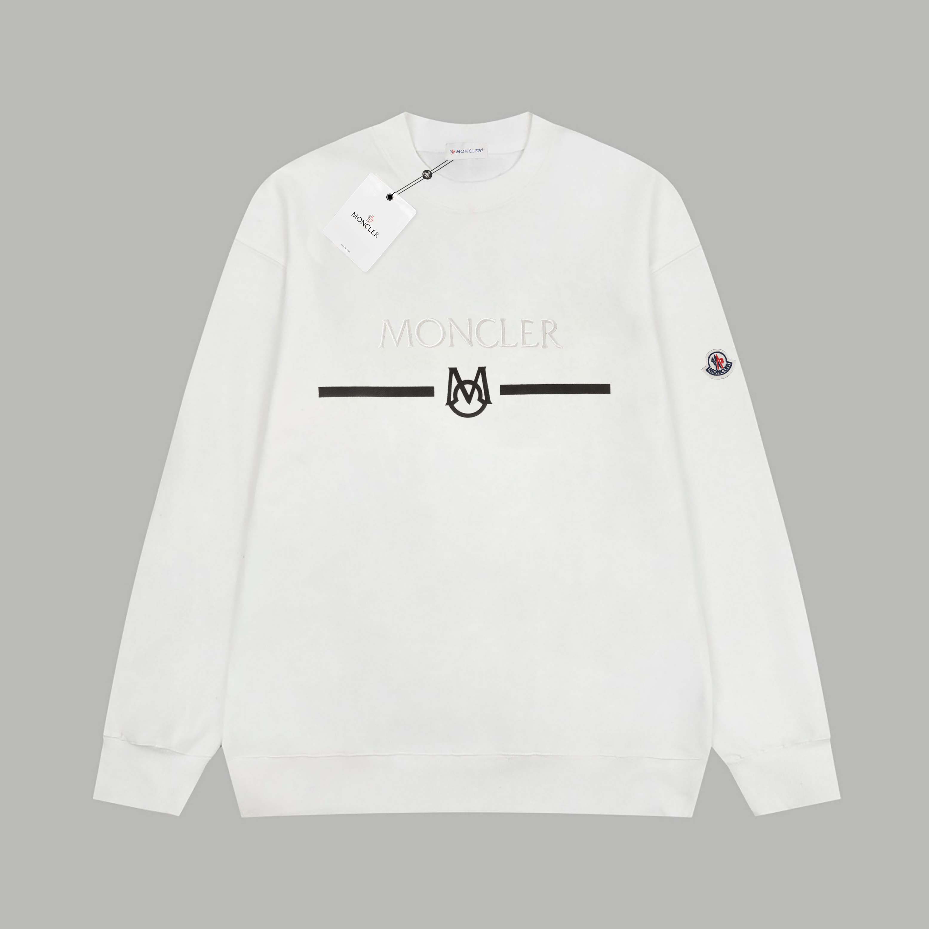 【MONCLER 公式旗艦店】モンクレール  丸首の衛衣 スウェットご好評に付き再入荷 241025