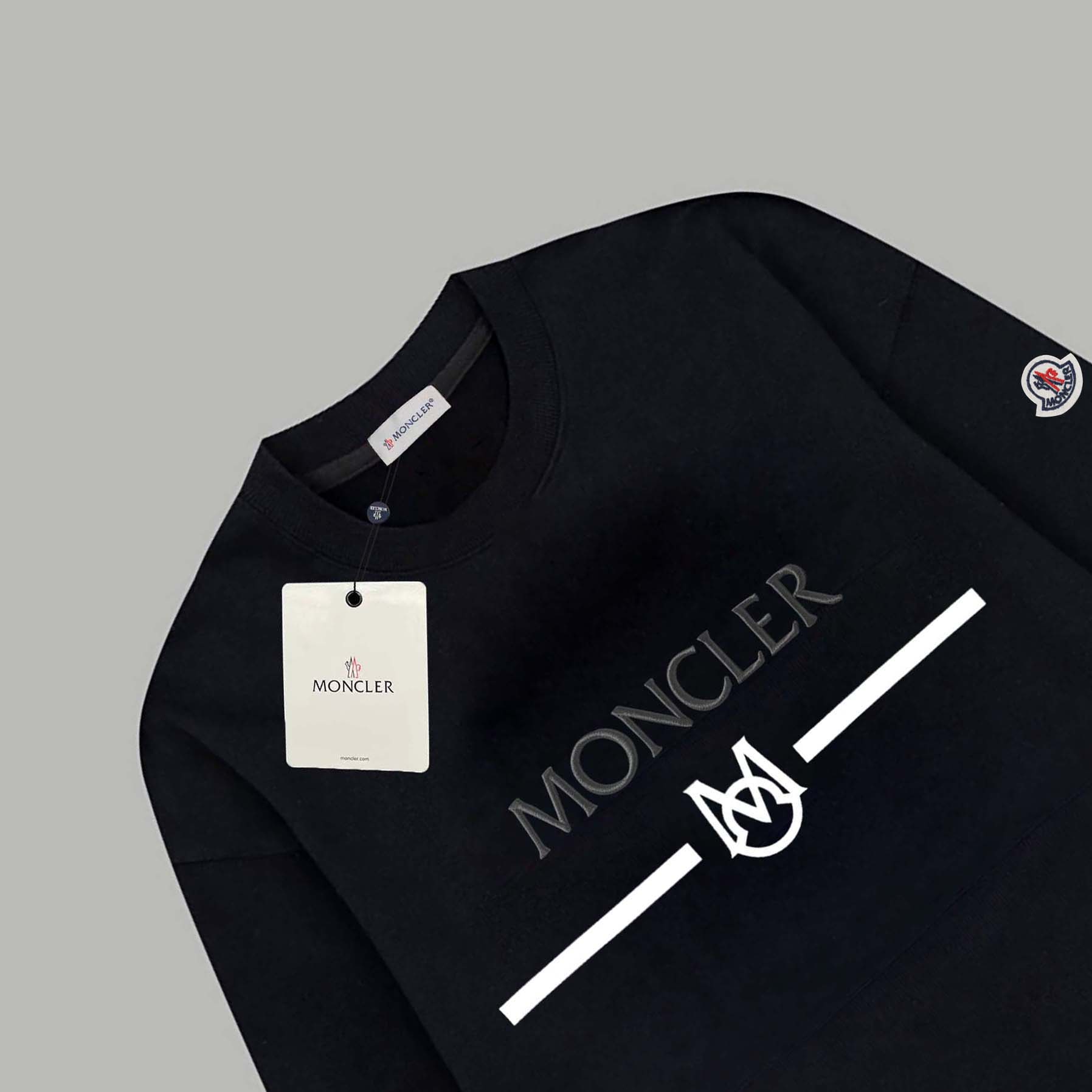 【MONCLER 公式旗艦店】モンクレール  丸首の衛衣 スウェットご好評に付き再入荷 241025