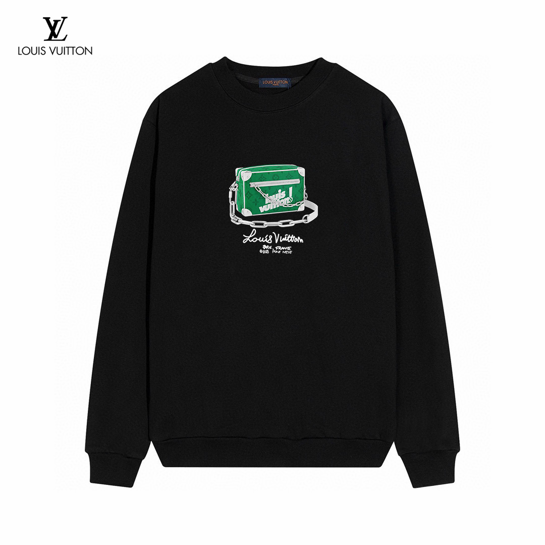 【LOUIS VUITTON  公式旗艦店】ルイヴィトン 丸首の衛衣 スウェット ご好評に付き再入荷！ 241121