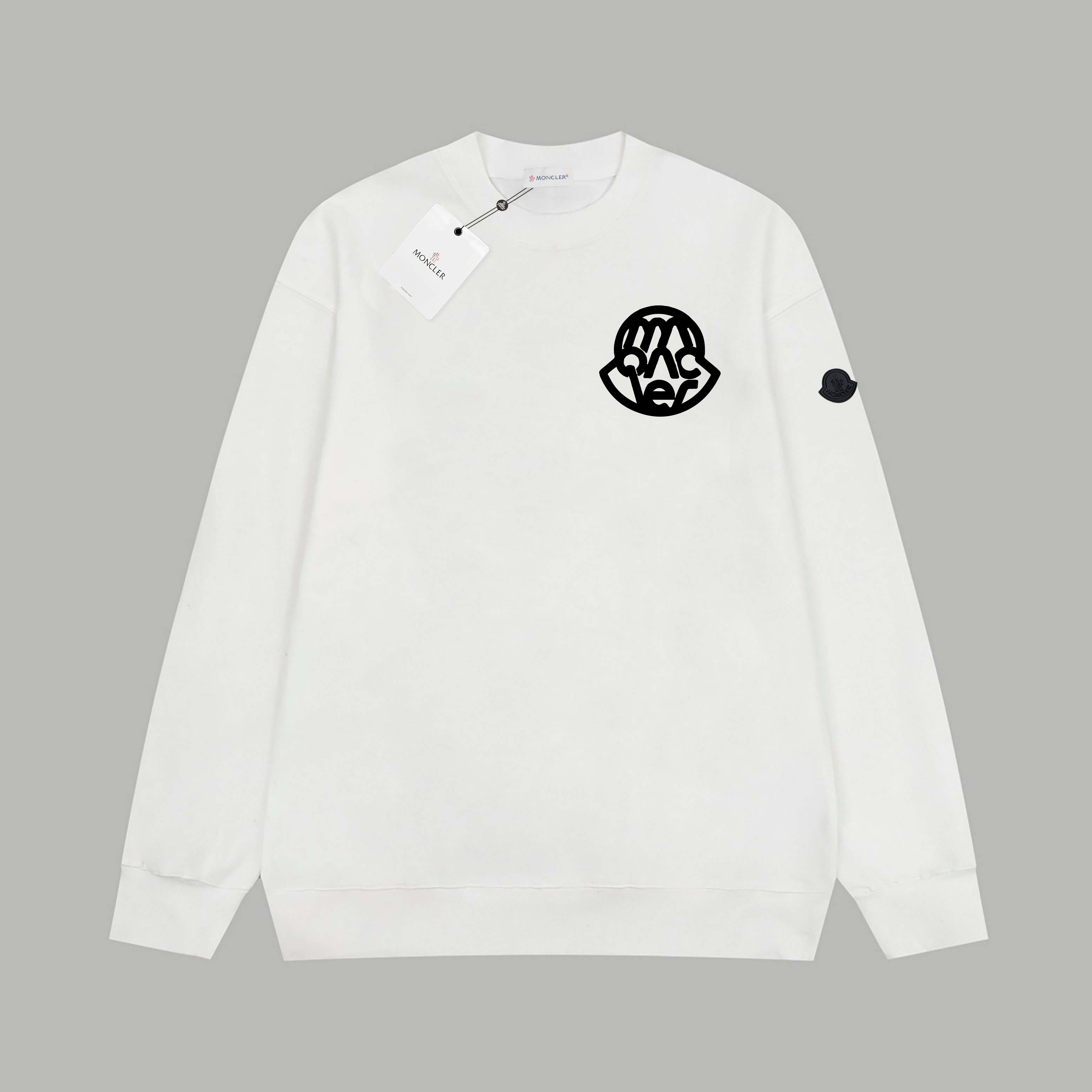 【MONCLER  公式旗艦店】モンクレール  丸首の衛衣 スウェット ご好評に付き再入荷！241120