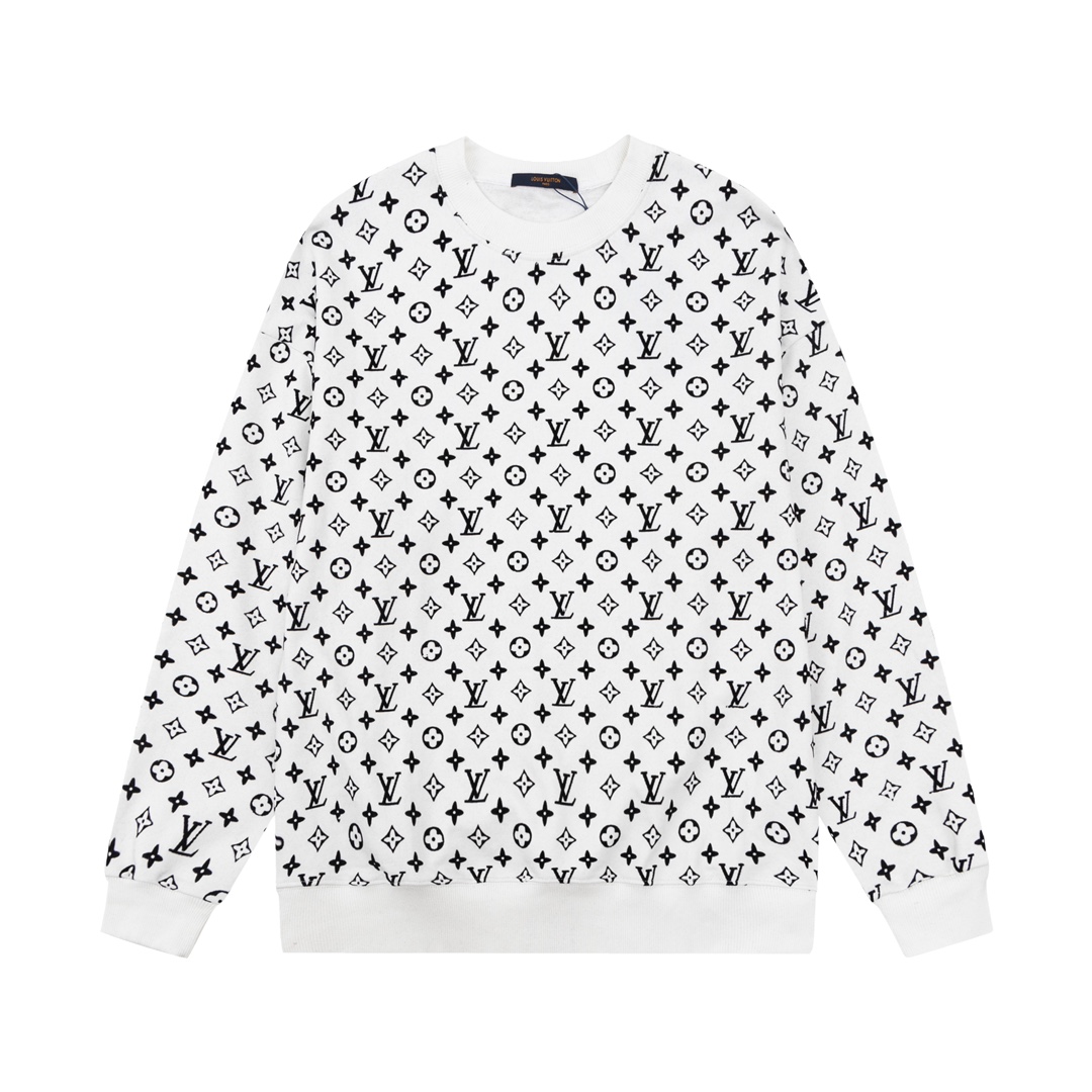 【LOUIS VUITTON  公式旗艦店】ルイヴィトン 丸首の衛衣 スウェット ご好評に付き再入荷！