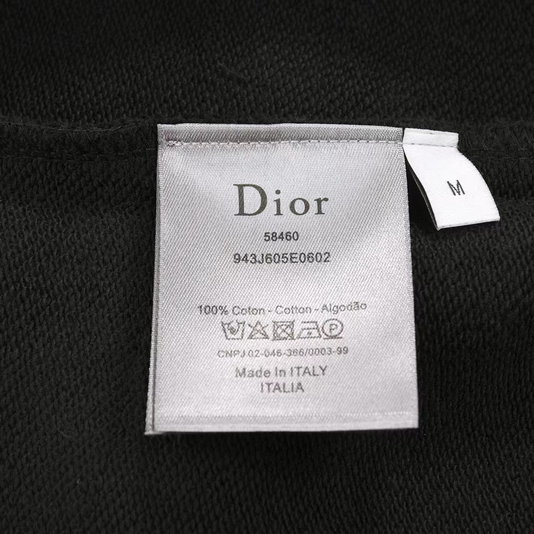 【DIOR 公式旗艦店】ディオール 丸首の衛衣 スウェットご好評に付き再入荷！